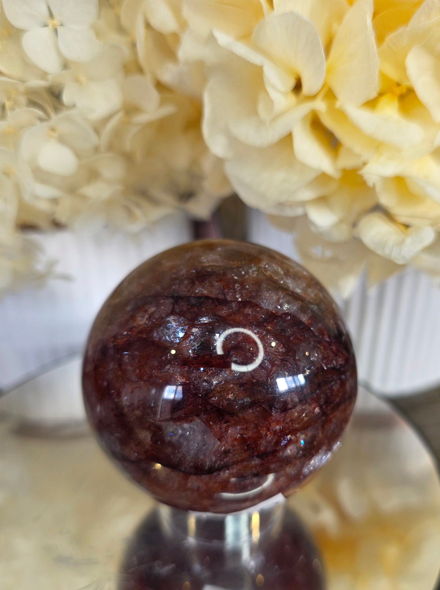 Fire Quartz Sphere