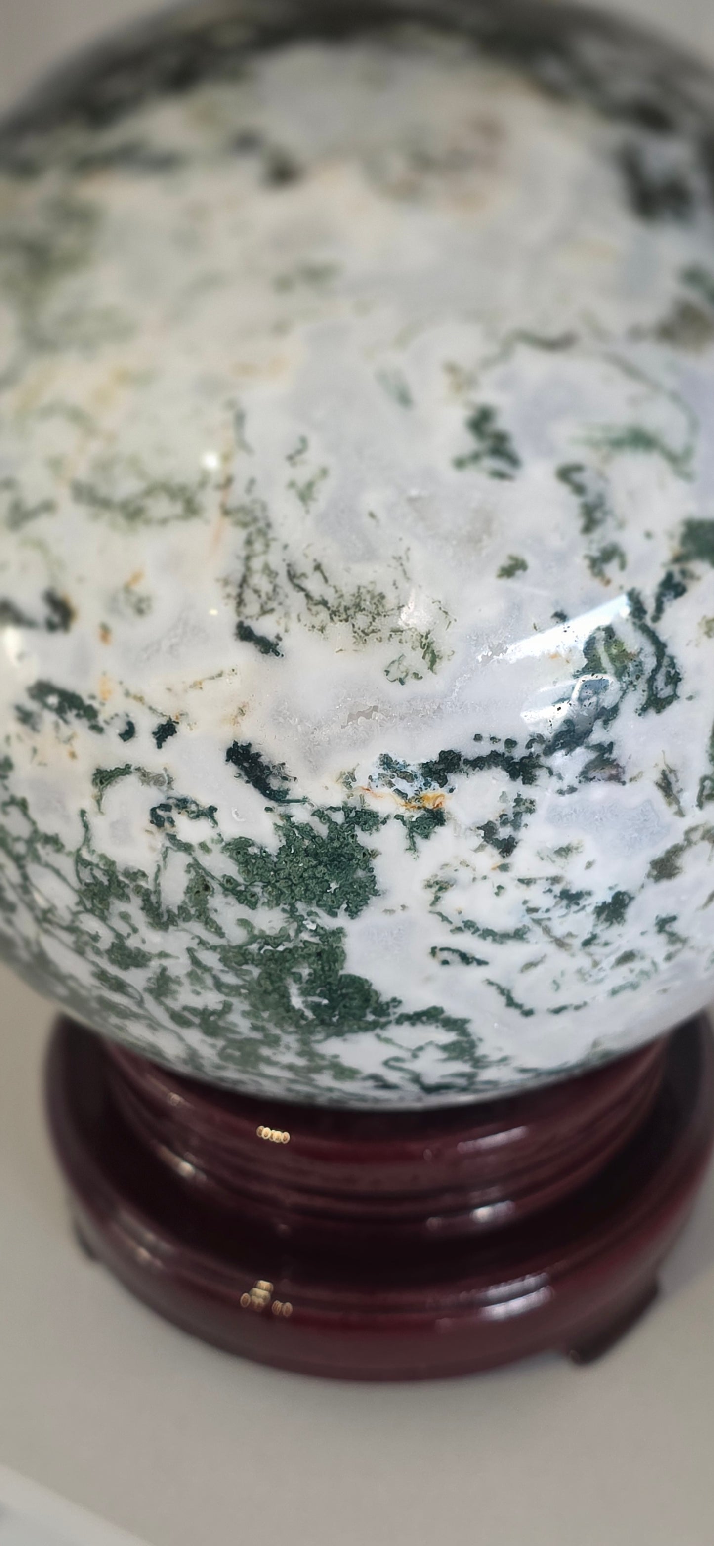 Moss Agate Sphere 7.1kg
