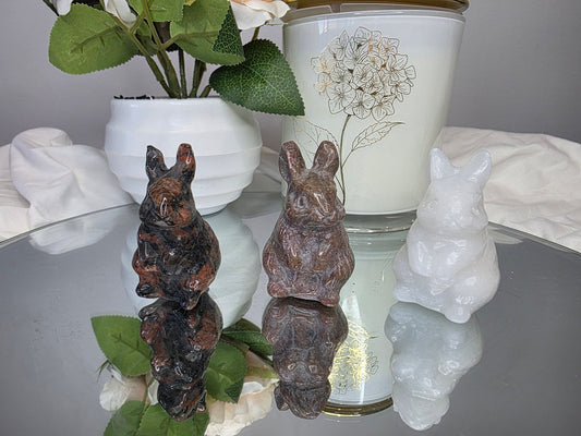 Rabbit carvings