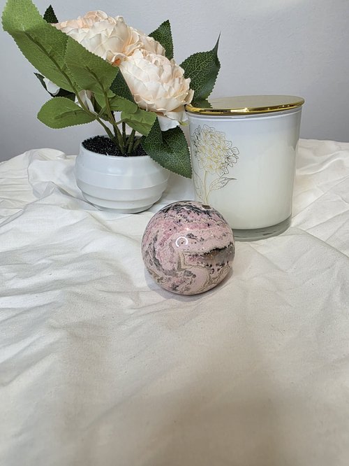 Peruvian Rhodonite sphere 261g