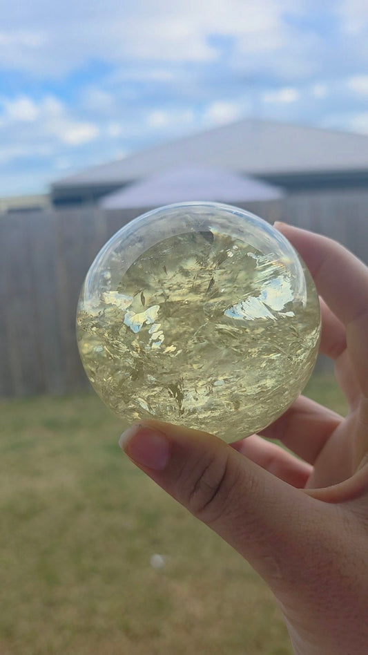 Citrine sphere 610g