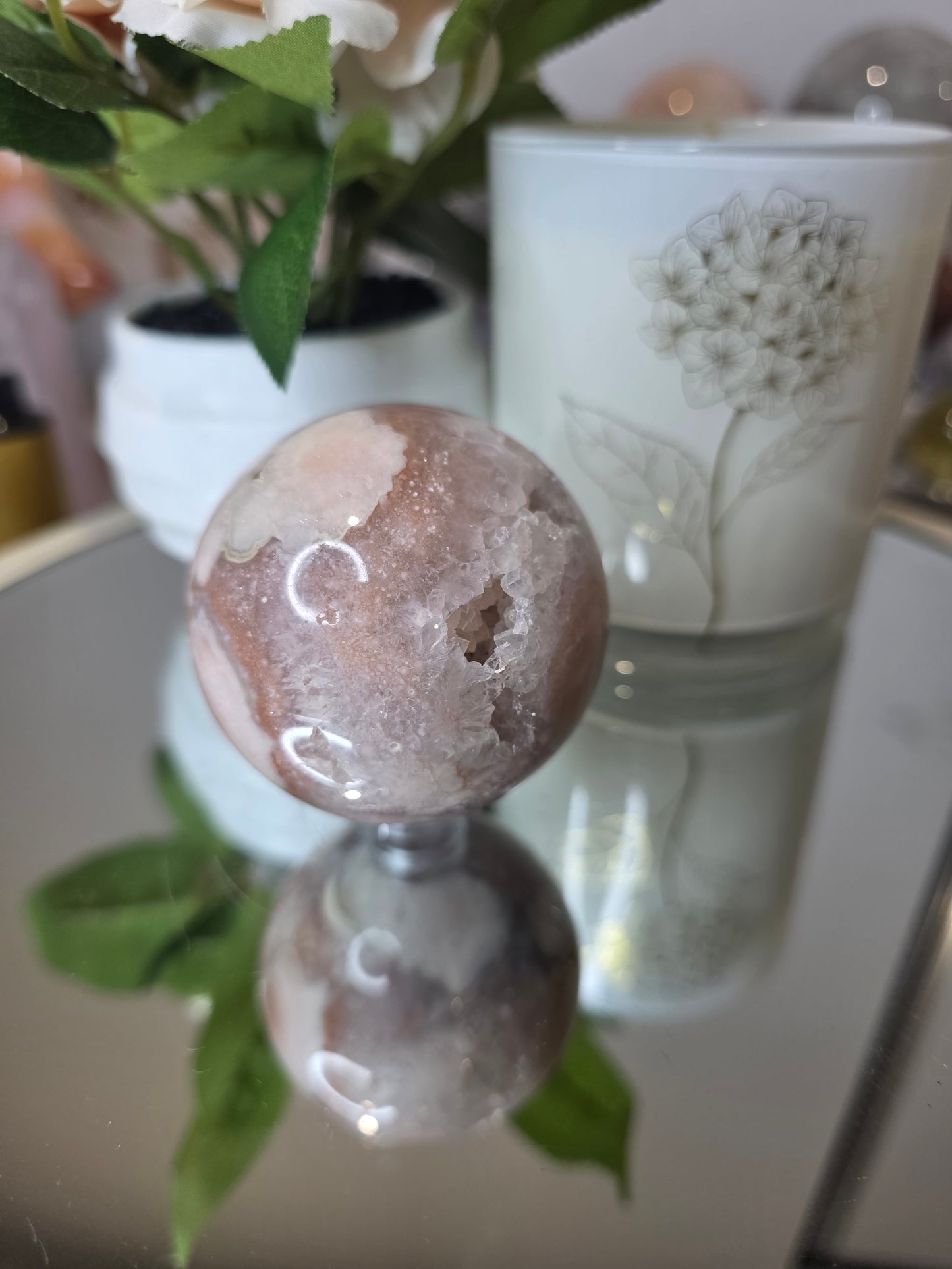 Pink Amethyst sphere