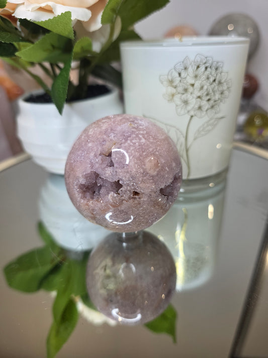 Pink Amethyst sphere