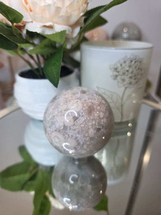 Green Amethyst sphere