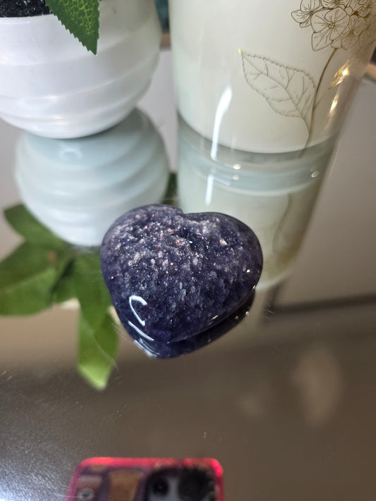Iolite heart