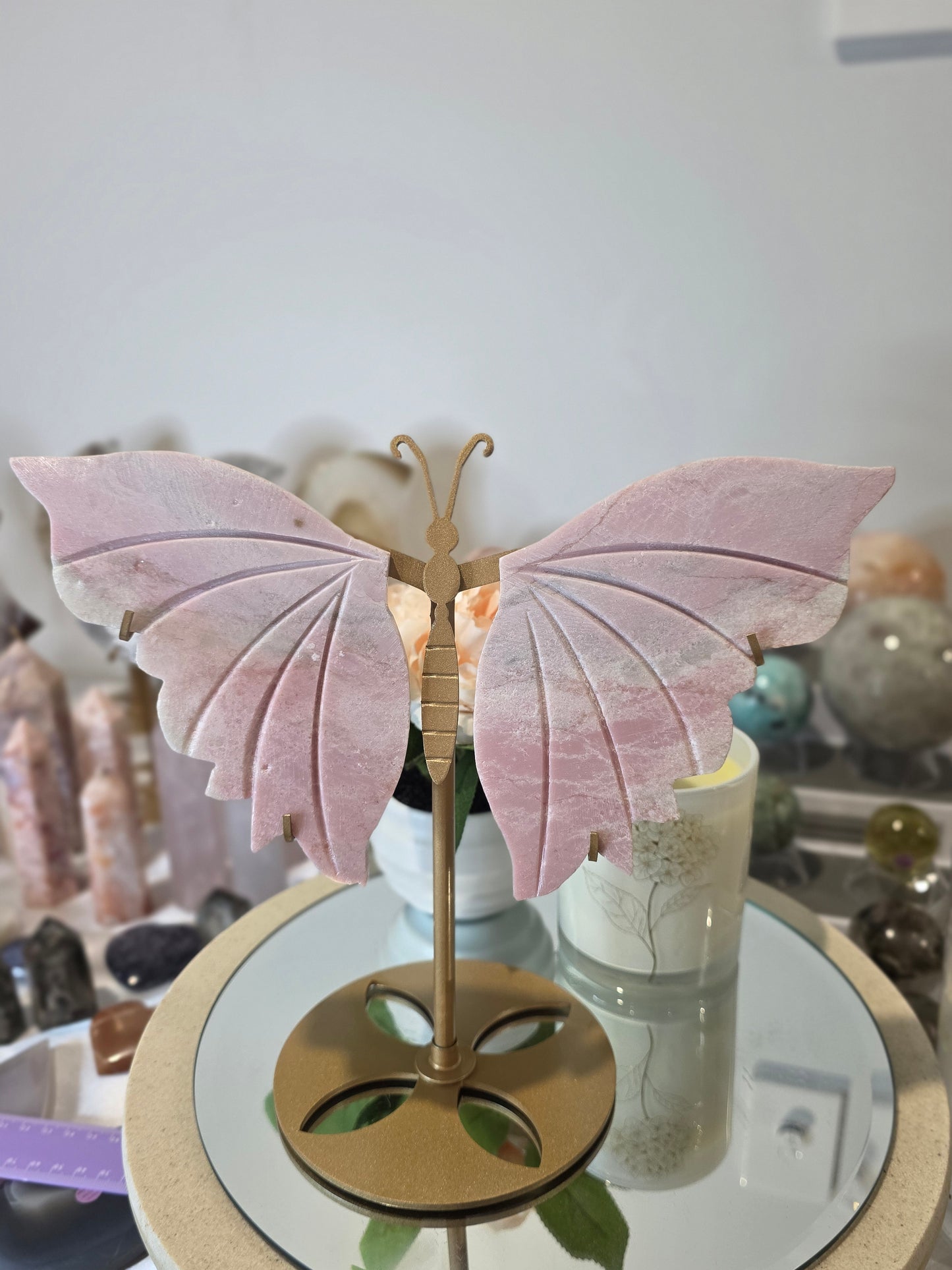 Pink Opal Butterfly wings