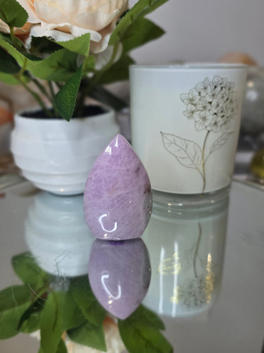 Kunzite teardrop