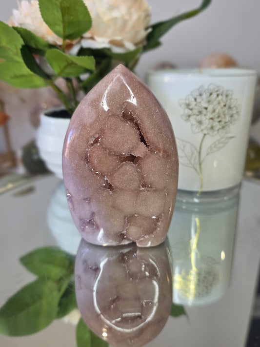 Pink Amethyst teardrop