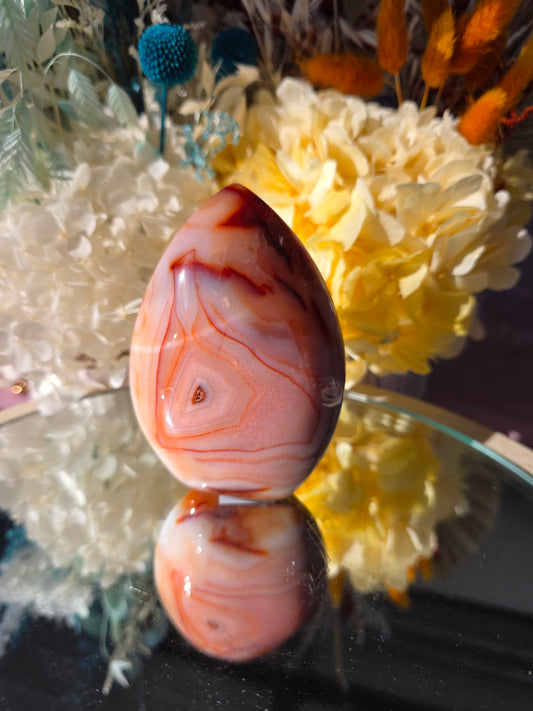 Carnelian teardrop