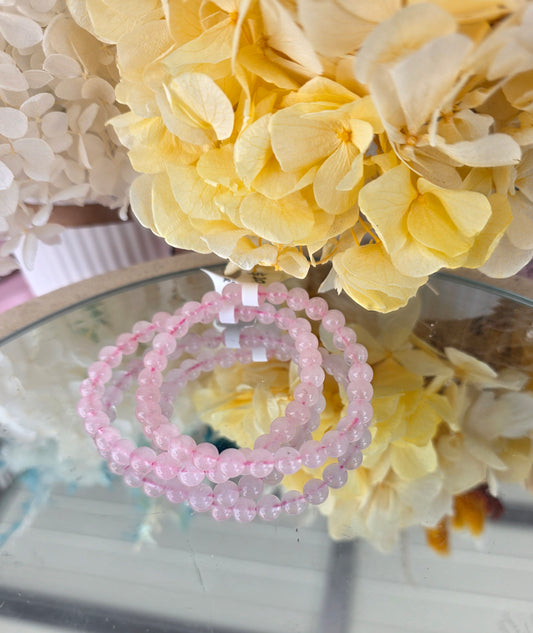 Rose quartz bracelet