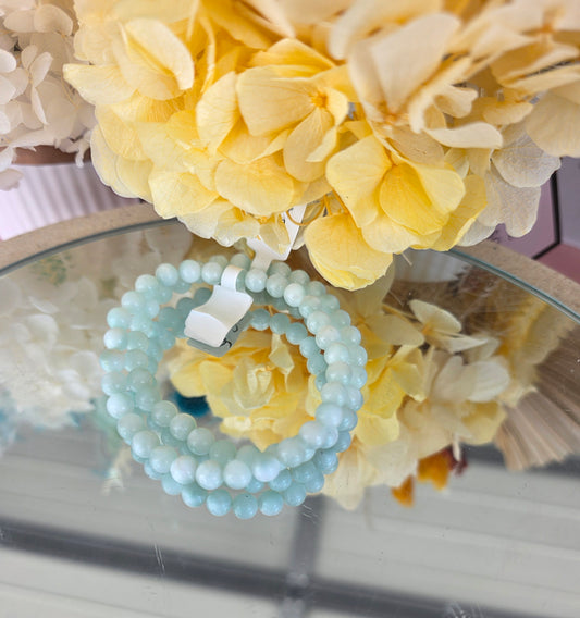 Green angelite bracelet
