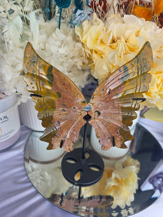 Ocean Jasper Butterfly Wings