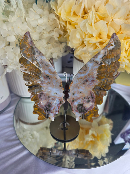 Ocean Jasper Butterfly Wings