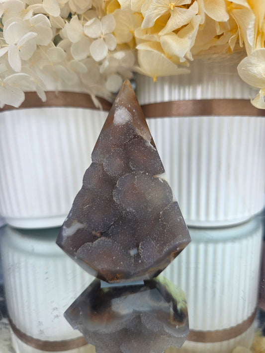 Druzy Agate Tower