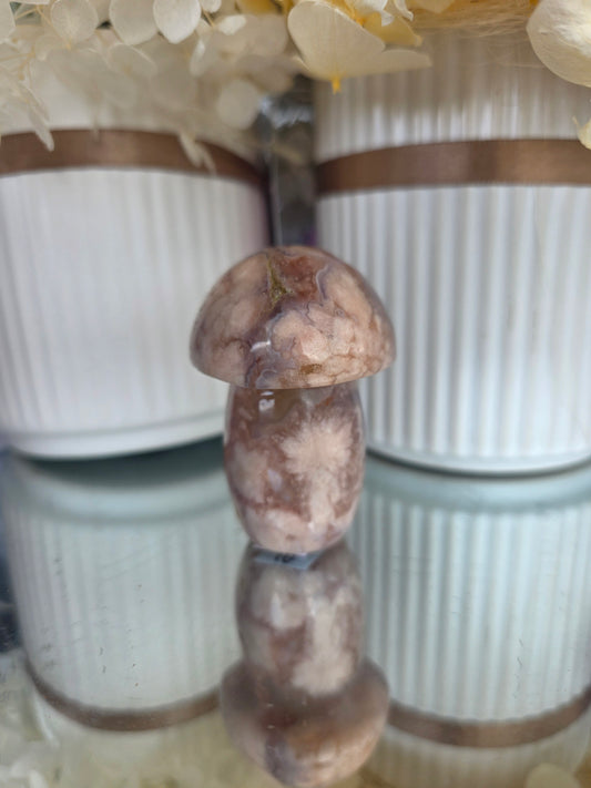 Flower Agate Mushroom