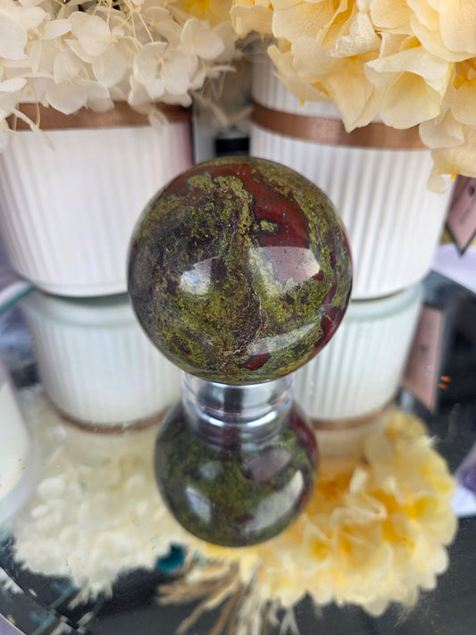 Dragon Bloodstone Sphere