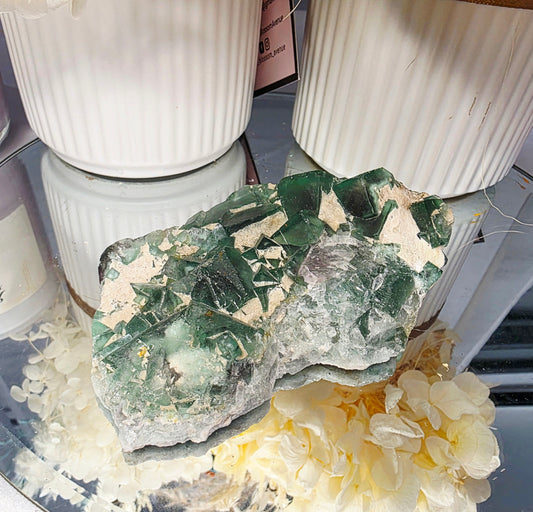 Green Fluorite Specimen