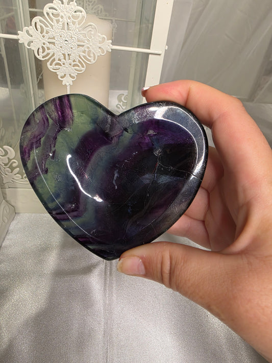 Fluorite Heart Bowl