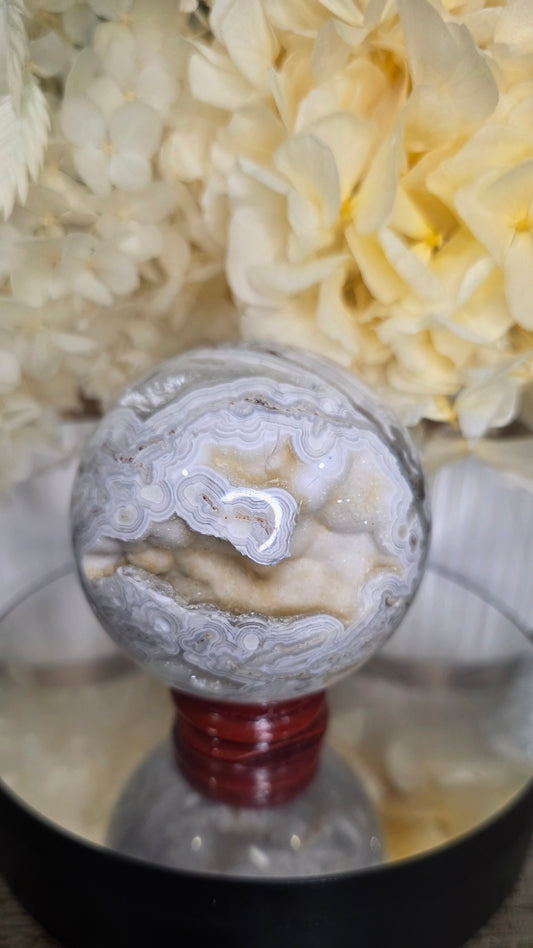 Mexican Lace Agate Sphere