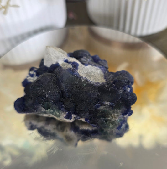 Blueberry Fluorite Specimen