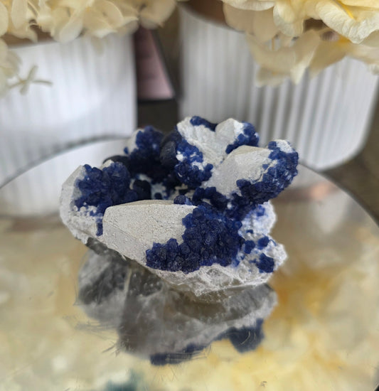 Blueberry Fluorite Specimen