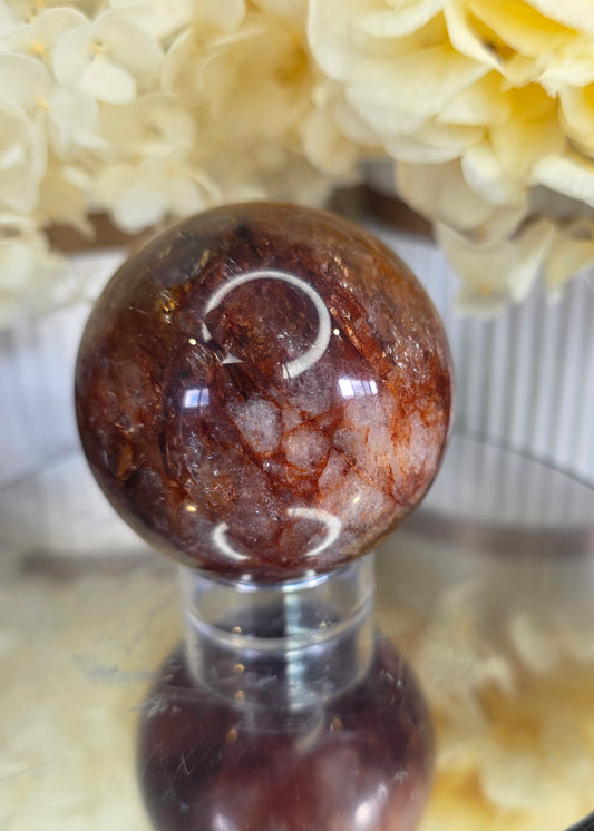 Fire Quartz Sphere