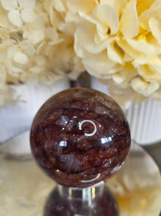Fire Quartz Sphere