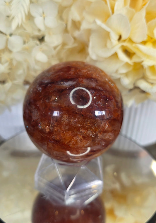 Fire Quartz Sphere