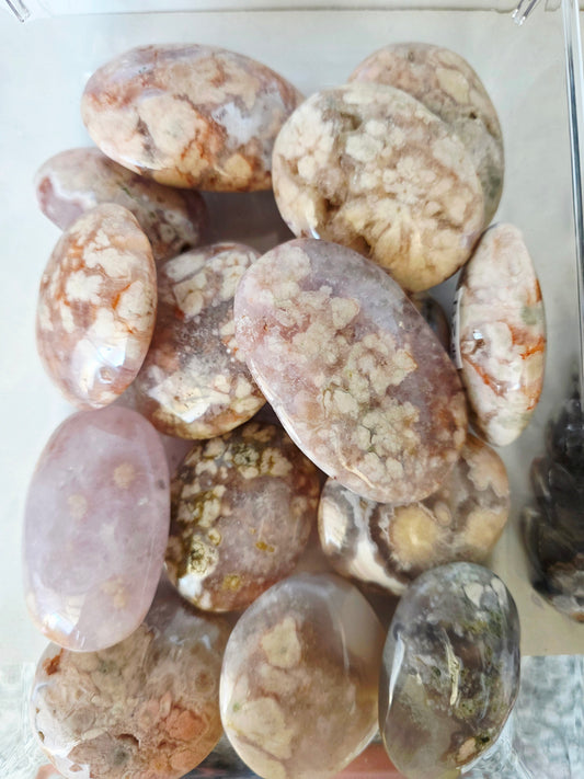 Pink Flower Agate Palms