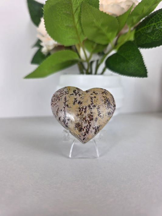 Picture Jasper heart carving