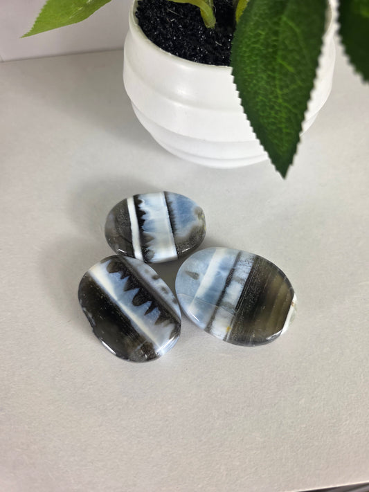 Blue Opal worry stone