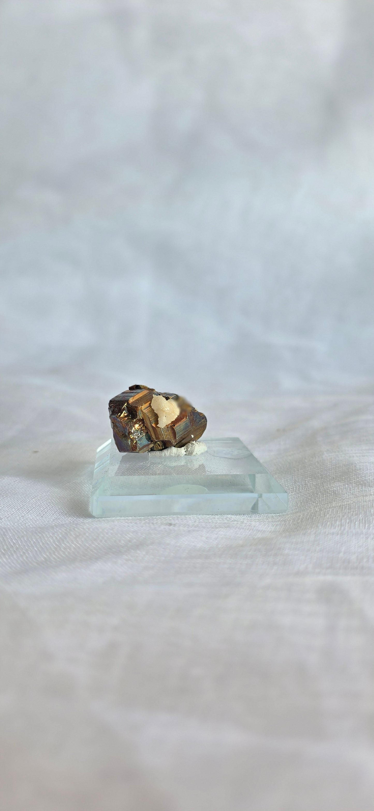 iridescent pyrite