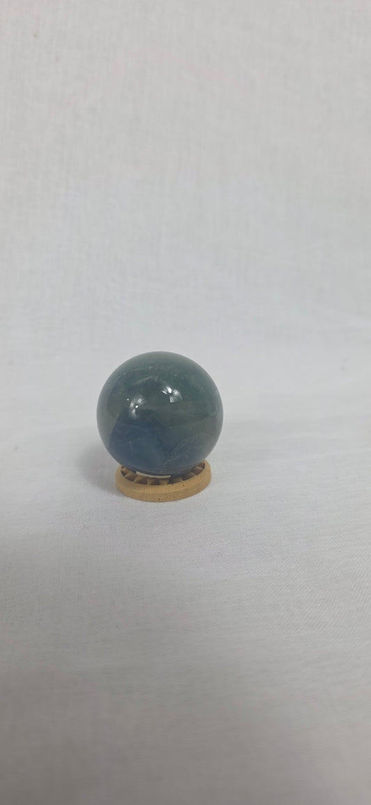 Blue Fluorite sphere
