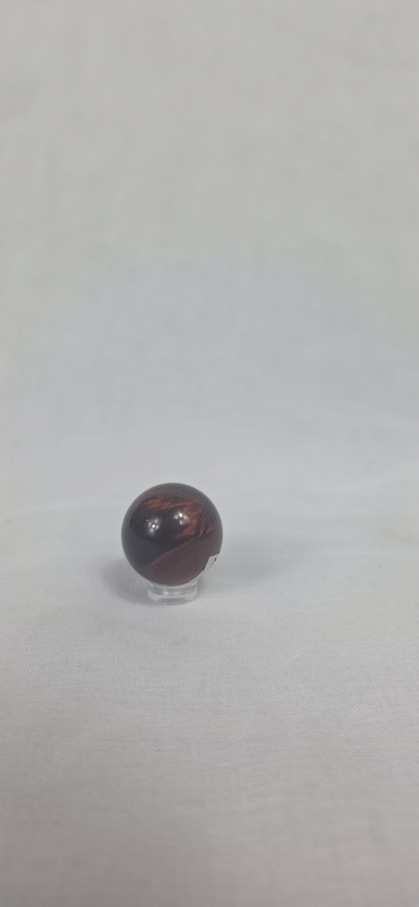 Red Tigers eye sphere