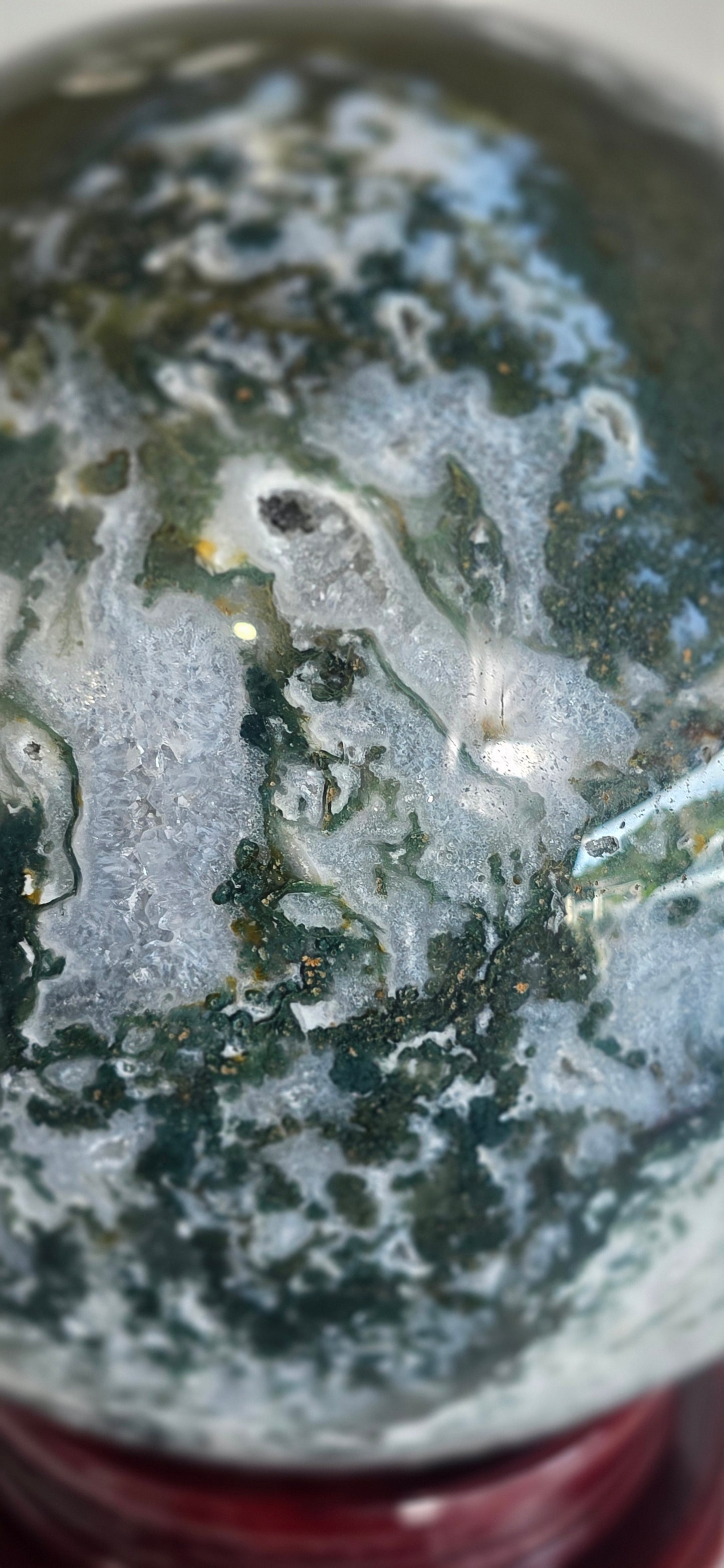Moss Agate Sphere 7.1kg