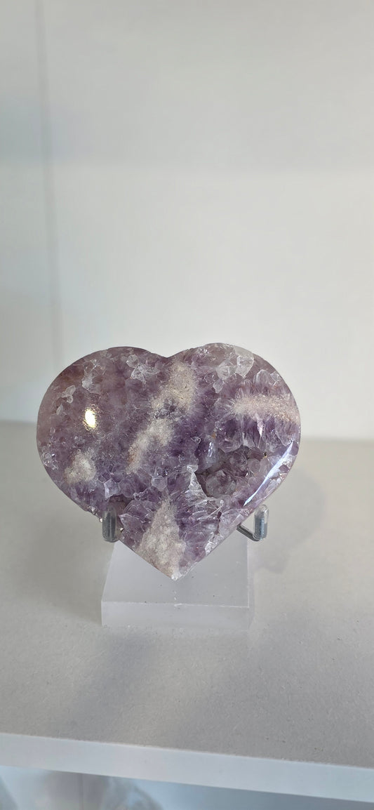 Amethyst heart