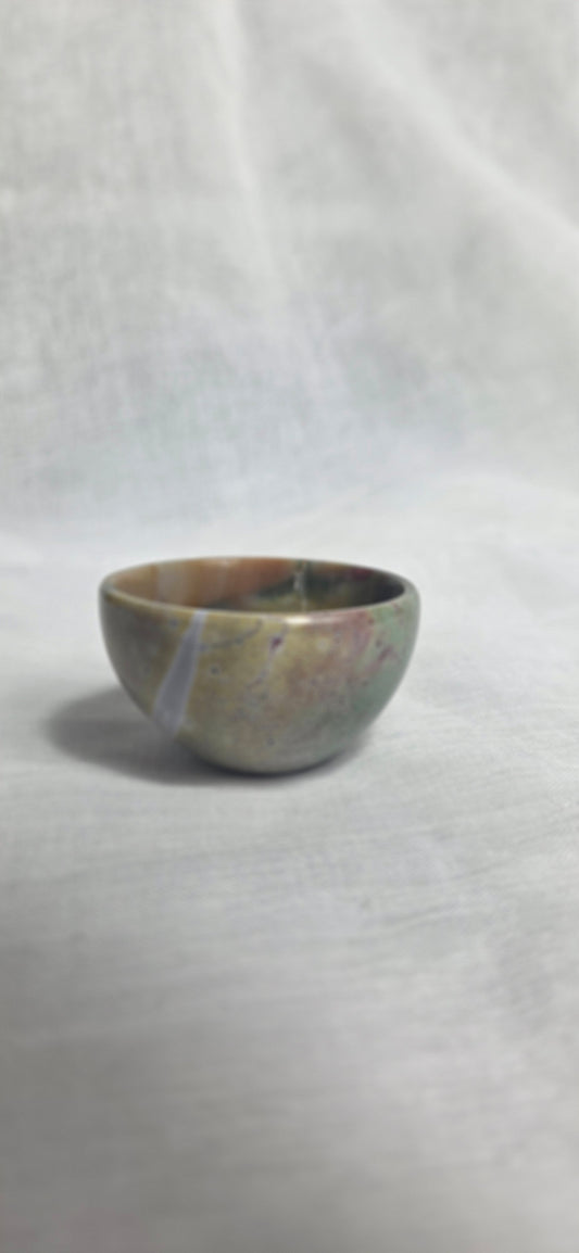 Unicorn stone bowl