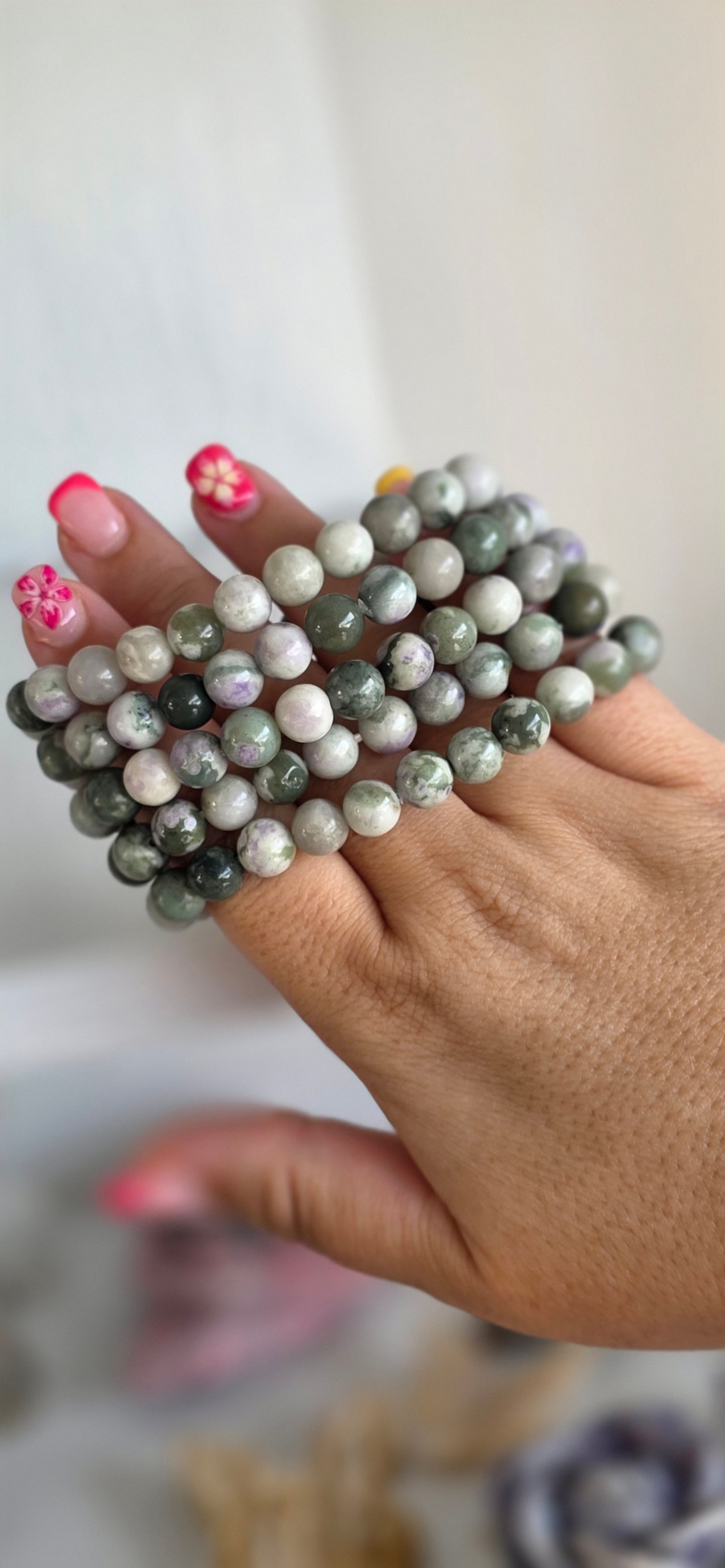 Peace Jade Bracelets 8mm