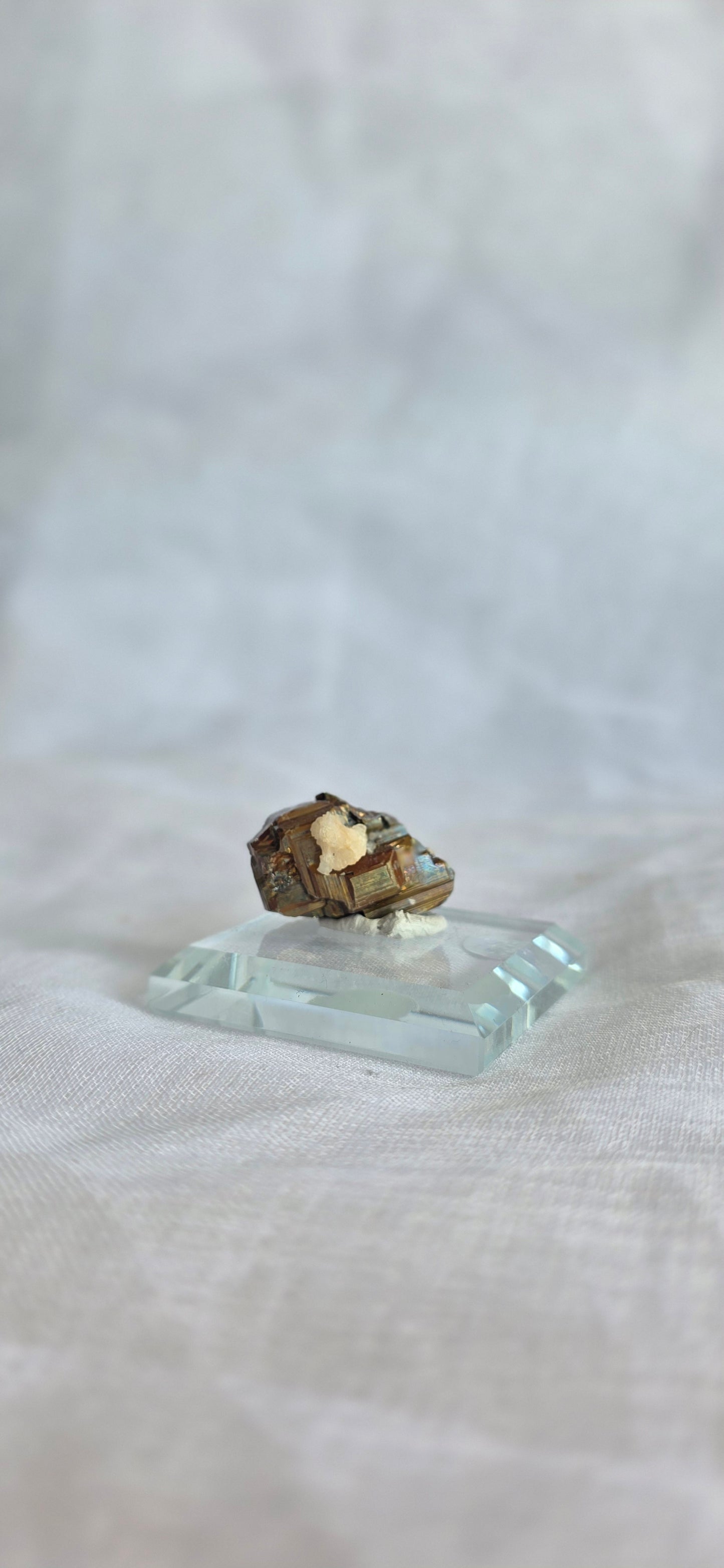 iridescent pyrite