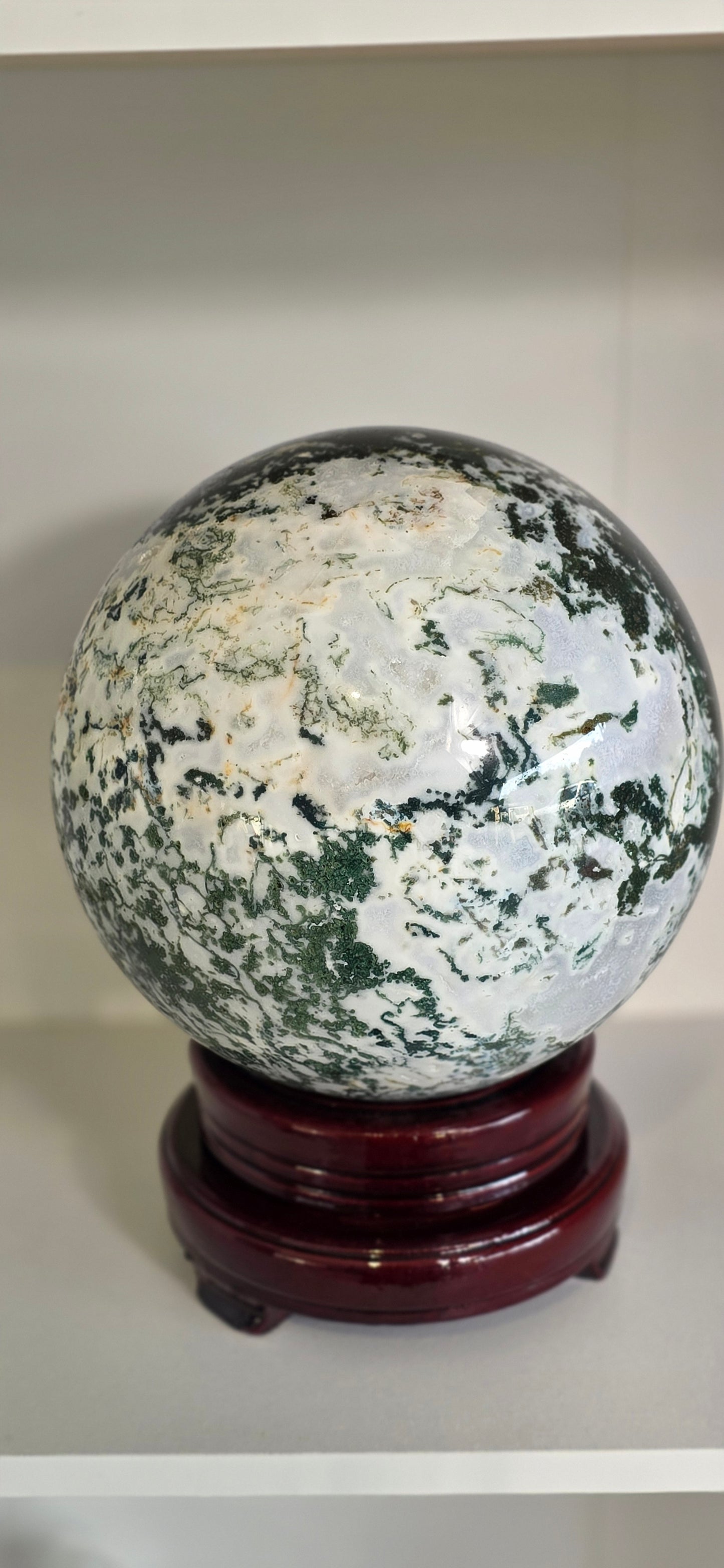 Moss Agate Sphere 7.1kg