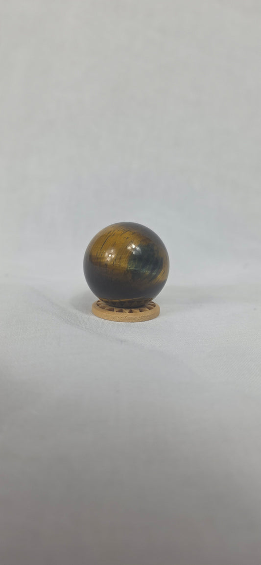 Tigers eye sphere